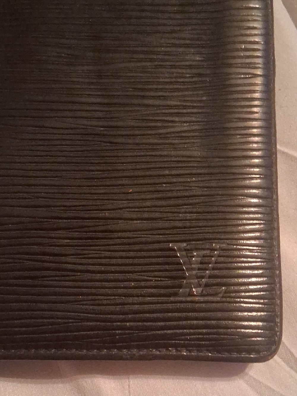 LV Louis Vuitton Black Epi Leather Long Wallet - Picture 7 of 8